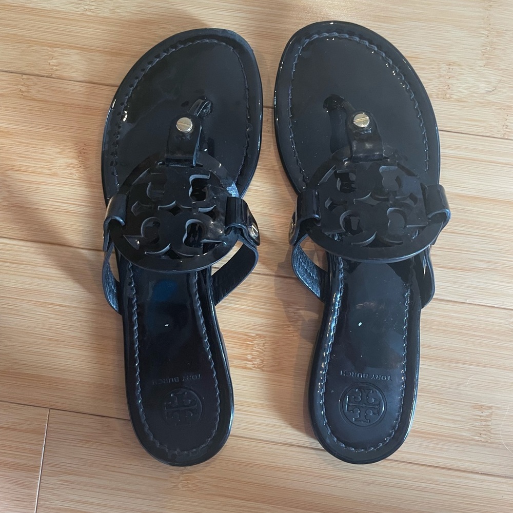 Authentic Tory Burch Black Sandals